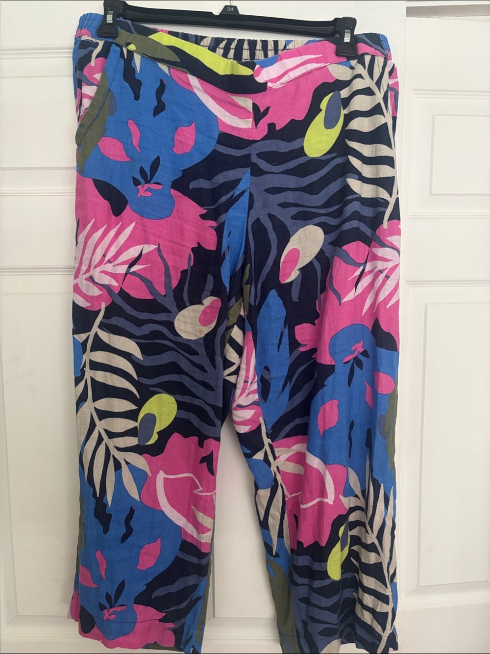 Charter Club Multicolor Floral & Zebra Print Capris